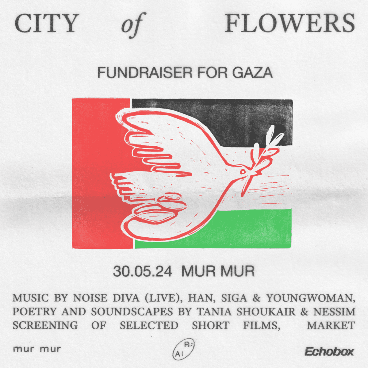 City of Flowers - FUNDRAISER FOR GAZA