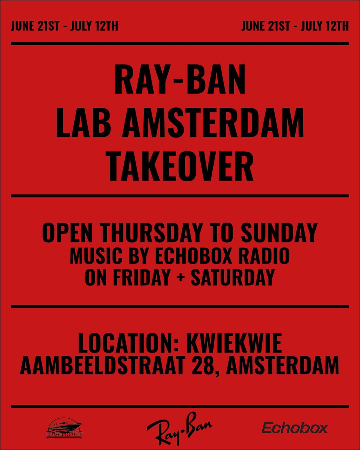Ray-Ban Lab Amsterdam Takeover