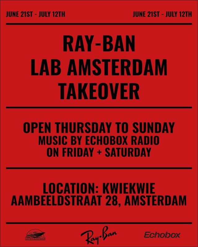 Ray-Ban Lab Amsterdam Takeover
